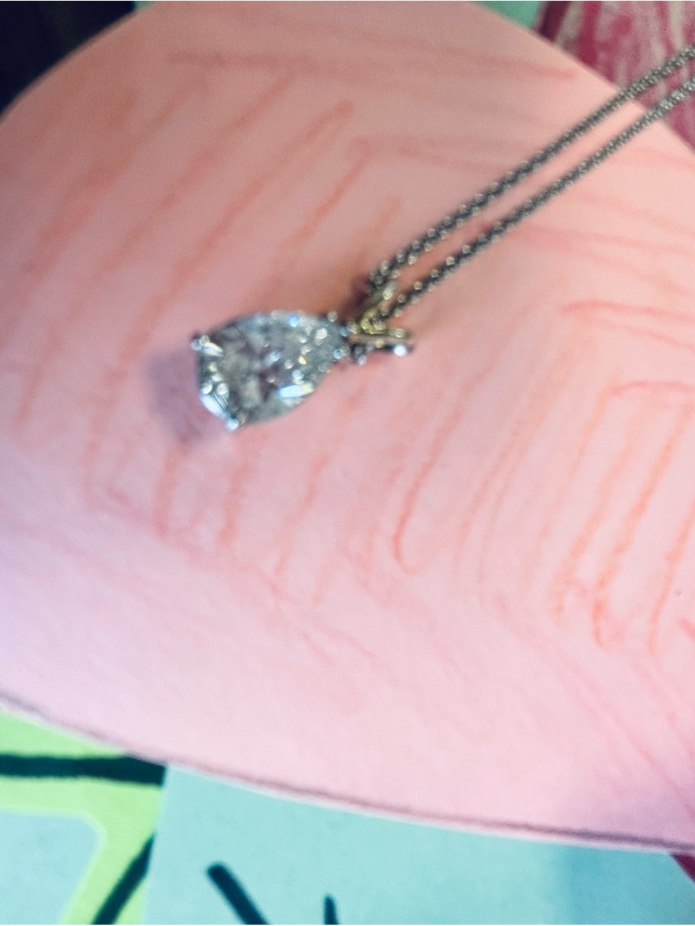 One Carat Solitaire Diamond Necklace